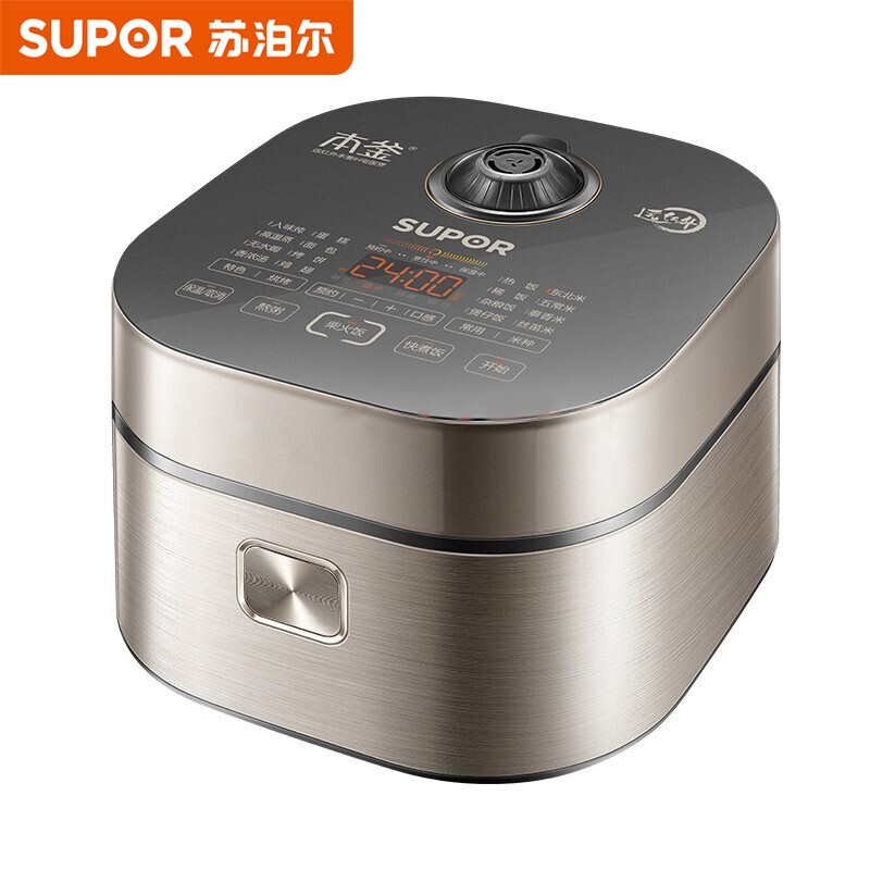 蘇泊爾（SUPOR） 電飯煲 遠紅外加熱IH本釜內(nèi)膽 電飯鍋4L智能預(yù)約家用煮飯鍋 一鍵柴火飯 SF40HC81